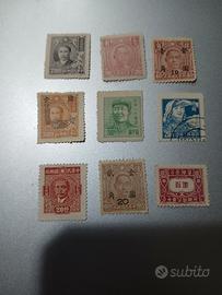 piccolo lotto francobolli cinesi 