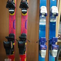2 paia  di sci da discesa 