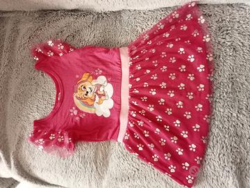 vestito carnevale bambina nuovo 6/7 anni