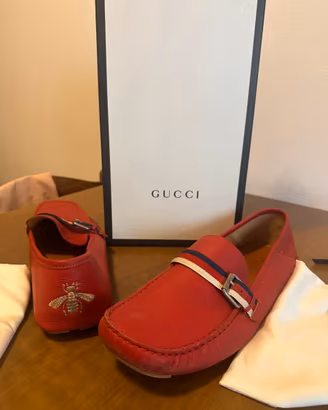 Mocassini Gucci Rossi Originali