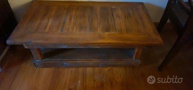 Tavolino da salotto in legno