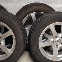 Cerchi in lega 16" 5 fori e gomme invernali - 200€
