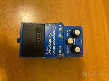 BOSS Cs2 vintage compressor gilmour