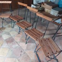 sedie da giardino 
