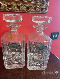 Coppia di caraffe / bottiglie decanter vintage