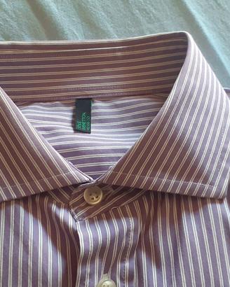 Camicia uomo Benetton in cotone 