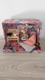 casetta bambola o topo mobili legno