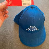 Cappello Kappa cotone blu taglia unica - Nuovo