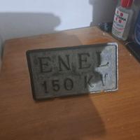 targa vintage ENEL