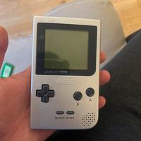 Game boy pocket grigio metalizzato come nuovo