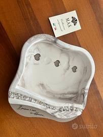 Svuota tasche artigianale in marmo