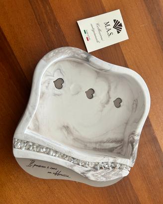 Svuota tasche artigianale in marmo