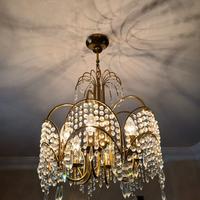 Lampadario in stile Impero con cristalli Swarovski
