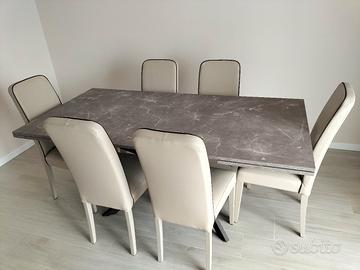 Tavolo 6 posti allungabile 