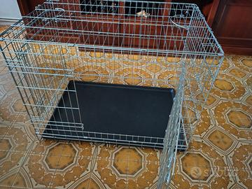 GABBIA GRIGLIA X CANI ACCIAIO
