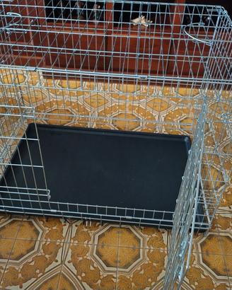 GABBIA GRIGLIA X CANI ACCIAIO