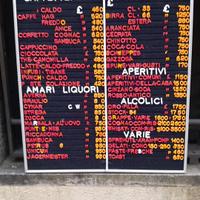 Listino Prezzi BAR Completo vintage LIRE