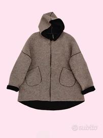 Cappotto in misto lana cotta taglia L