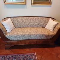 Divano antico in stile Impero – legno massello