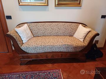 Divano antico in stile Impero – legno massello