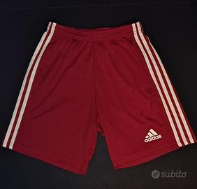 Pantaloncini Adidas rossi TG. S adulto