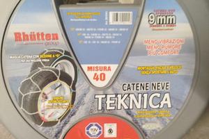 Catene da neve per auto 9mm marca tecnica