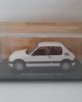 PEUGEOT 205 GTI 1.9 ANNO 1985 SCALA 1-24