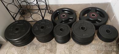 Pesi dischi ghisa bilanciere manubri palestra gym