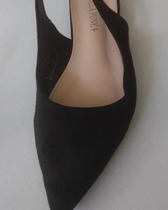 Ballerine velluto nere