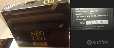 NEO GEO AES SERIALE BASSISSIMO (043898) boxato
