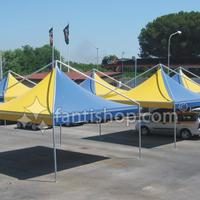 Gazebo 6x6 con tubolari esterni