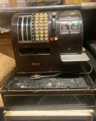 registratore di cassa elettrica anni 40