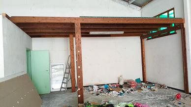 travi 11 in legno abete lamellare con impregnante