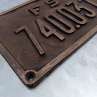 targa ferrovia dello stato