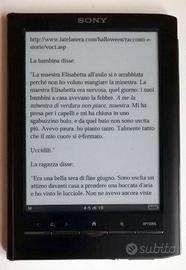 Ebook Sony PRS-650  6''  , presa cuffie