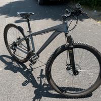 Bicicletta mountain bike e lucine