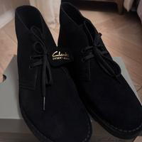Clarks Desert Boot Evo Black Suede 42 Nuove