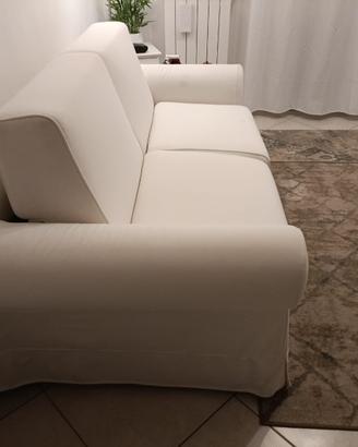 Divano letto bianco seminuovo