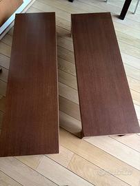 Coppia tavolini bassi in wengè (150 cm + 135 cm)