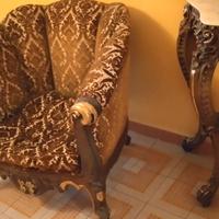 coppia poltrone In stile Luigi XVI