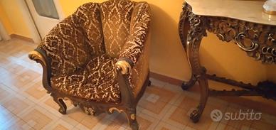 coppia poltrone In stile Luigi XVI