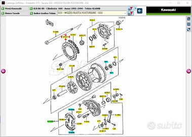 Corona Kawasaki KLR 600 420411185