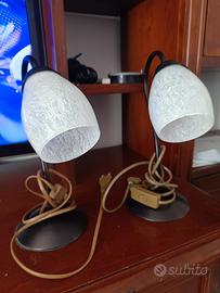 coppia lampade da comodino 
