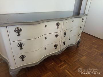 Elegante Comò Shabby Chic / Provenzale – 6 Cassett
