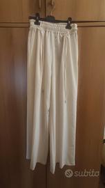 Pantalone bianco taglia M