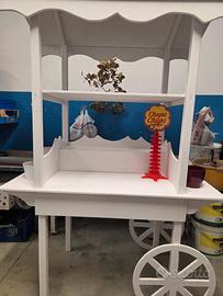 Carretto Espositivo/Sweet Table (Candy Bar) Bianco