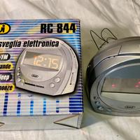 Radiosveglia orologio trevi nuova