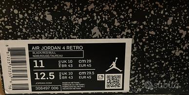 Aur Jordan 4 military black