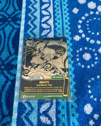 Naruto mythos tcg secret rare Jiraiya card