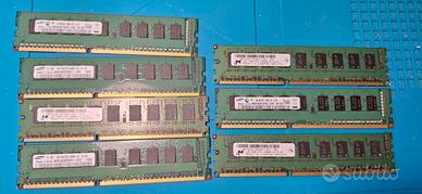 Moduli RAM 1GB PC3 10600 e 8500